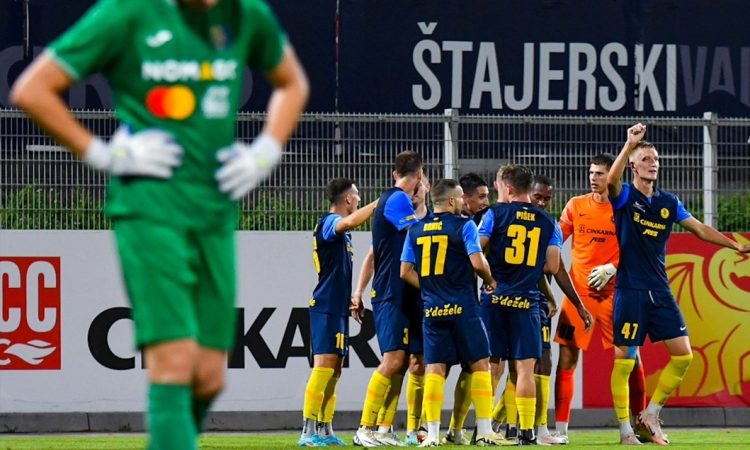 Nogometaši Celja premagali Bravo z 2:1